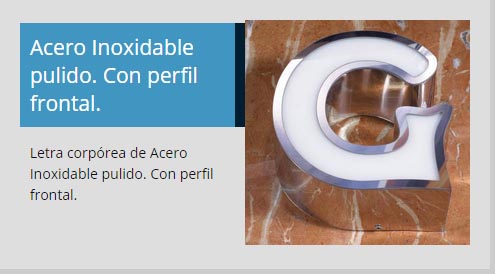 Acero Inoxidable Pulido